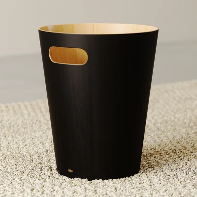 Корзина для мусора Umbra Woodrow, черная