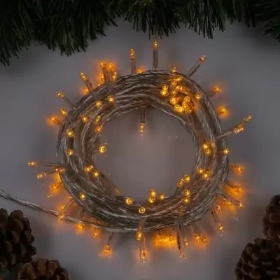 Гирлянда Luazon Lighting «Нить» 10 м, свечение жёлтое