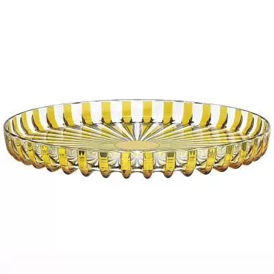 Поднос сервировочный Guzzini Dolcevita, D31 см, янтарный