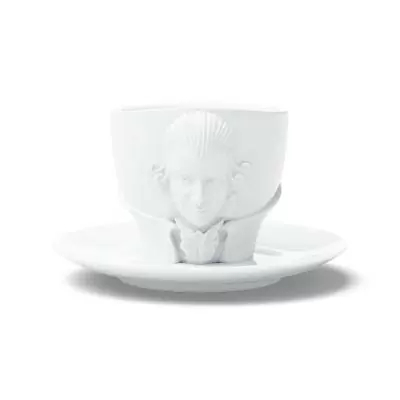 Чайная пара Tassen Talent Wolfgang Amadeus Mozart 260 мл, белая