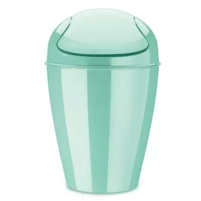 Корзина для мусора с крышкой Koziol Del m, 12 л, мятная