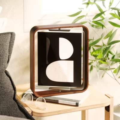Стильная двусторонняя фоторамка Umbra Bellwood 20х25 см, темное дерево