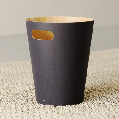 Корзина для мусора Umbra Woodrow, графит