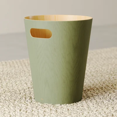 Корзина для мусора Umbra Woodrow, зеленая