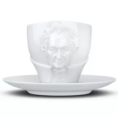 Чайная пара Tassen Talent Goethe 260 мл, белая
