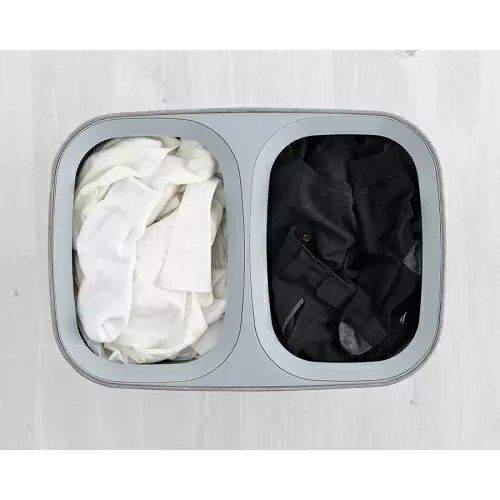 Корзина для белья tota™ 90 л, серая