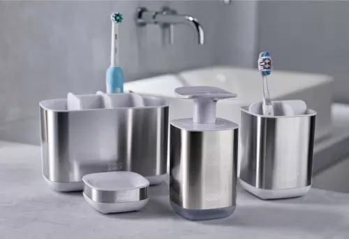 Большой органайзер для зубных щеток Joseph Joseph EasyStore Steel