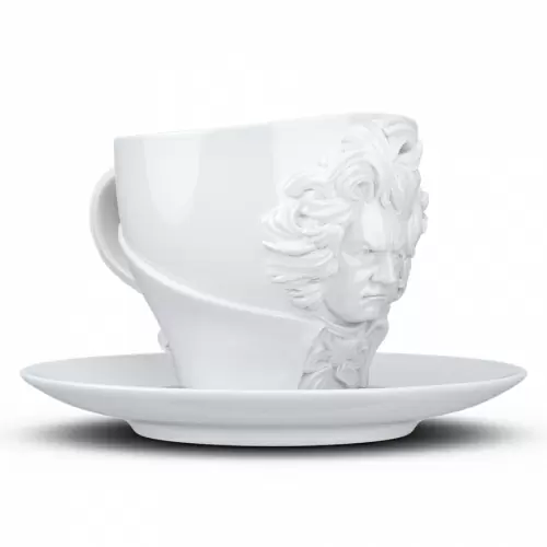 Чайная пара Tassen Talent Ludwig van Beethoven 260 мл, белая