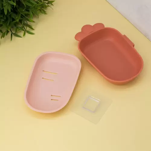 Мыльница настенная ILikeGift Carrot, терракотовая