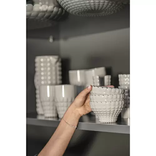 Пиала Guzzini Tiffany, D12 см, серо-бежевая