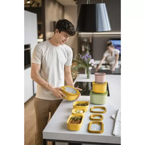 Контейнер для хранения Guzzini Store&More, 2,8 л, травянисто-зеленый