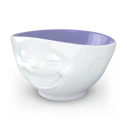 Чаша Tassen Laughing, 500 мл, белая/лавандовая