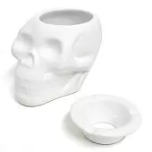 Пепельница Balvi Skully белая