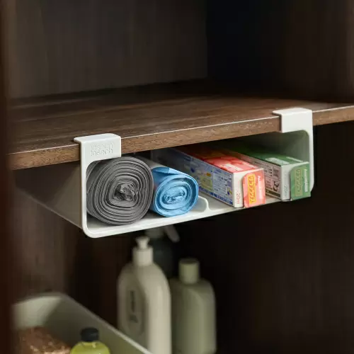 Органайзер для пленки, фольги и пакетов Joseph Joseph CupboardStore, светло-серый