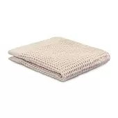 Полотенце для лица из умягченной вафли кремового цвета из коллекции essential, 30x30 см