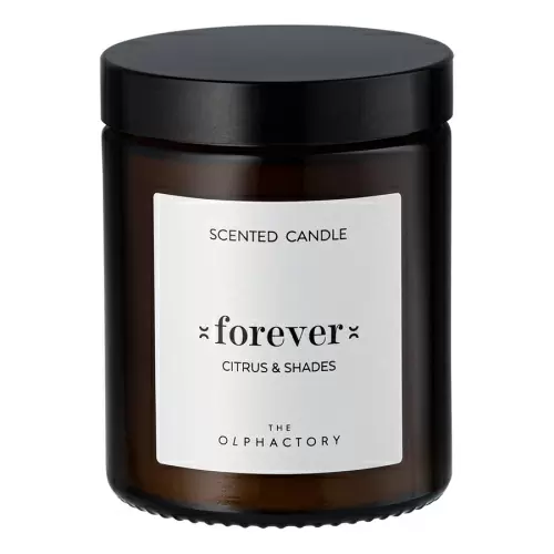 Свеча ароматическая the olphactory, forever, citrus&shades, 30 ч