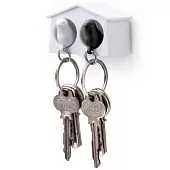 Держатель для ключей QUALY Mini Duo Sparrow, белый/черный