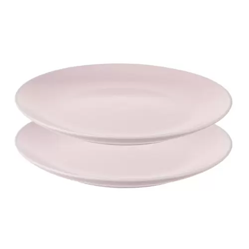 Набор тарелок simplicity, D21,5 см, розовые, 2 шт.