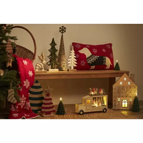 Декор новогодний с подсветкой festive truck из коллекции new year essential