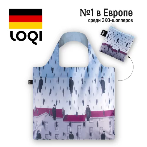 Складная сумка LOQI RENÉ MAGRITTE Golconda