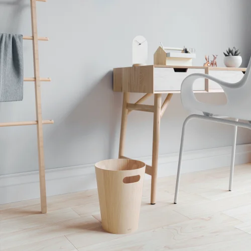 Корзина для мусора Umbra Woodrow, натуральное дерево