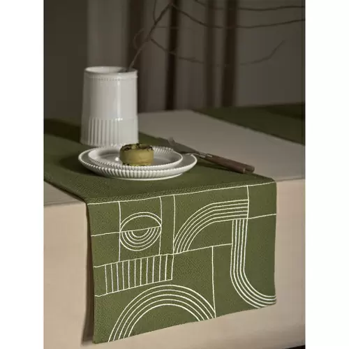 Дорожка на стол cave maze из коллекции ethnic, 45х150 см