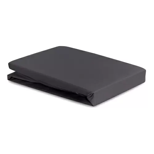 Простыня из премиального сатина темно-серого цвета из коллекции essential, 180х270 см