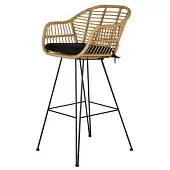 Стул барный vetle bent, ротанг