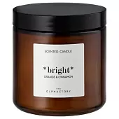 Свеча ароматическая the olphactory, bright, orange&cinnamon, 60 ч