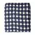 Покрывало из хлопка polka dots темно-синего цвета из коллекции essential, 180х250 см