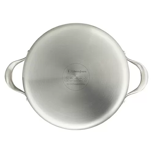 Кастрюля с крышкой 3ply etalon, D24 см, 4 л