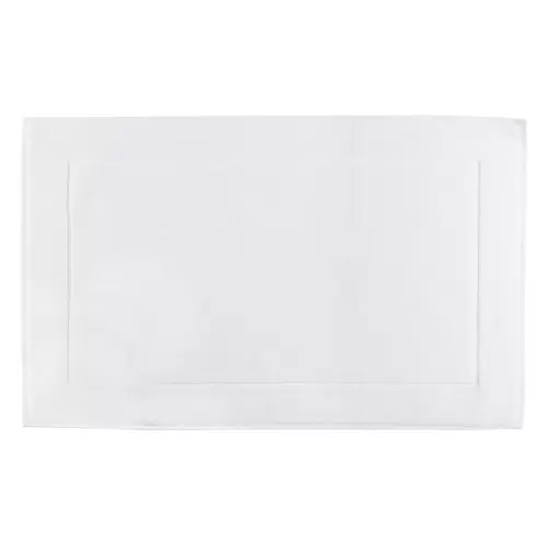 Коврик для ванной белого цвета Tkano Essential, 50х80 см
