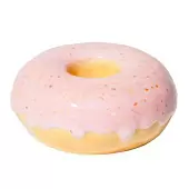 Подсвечник fast food, donut, D7 см, розовый