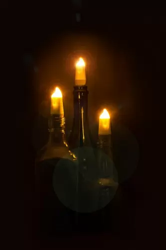 Пробка для бутылки bottlelight с подсветкой и usb