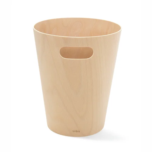 Корзина для мусора Umbra Woodrow, натуральное дерево