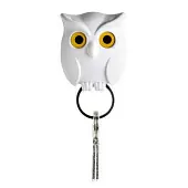 Держатель для ключей Qualy Night Owl, белый