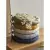 Подушка на стул круглая из хлопка оливкового цвета из коллекции essential, 40 см