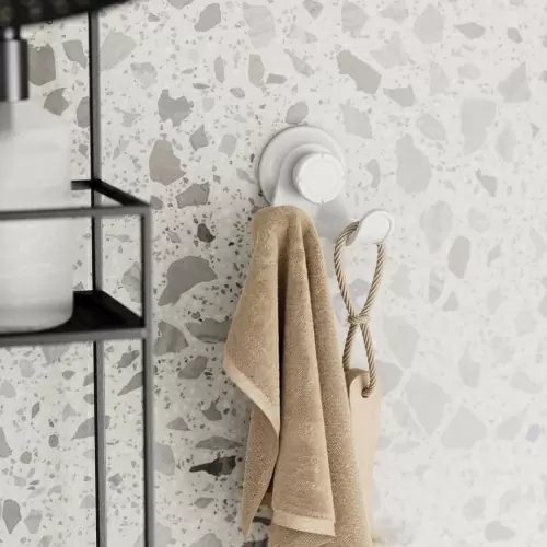 Двойной крючок для душа Umbra Flex, белый