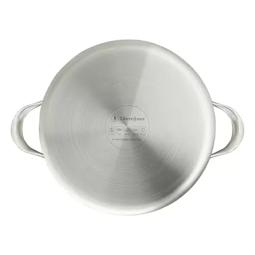 Кастрюля с крышкой 3ply etalon, D24 см, 6 л