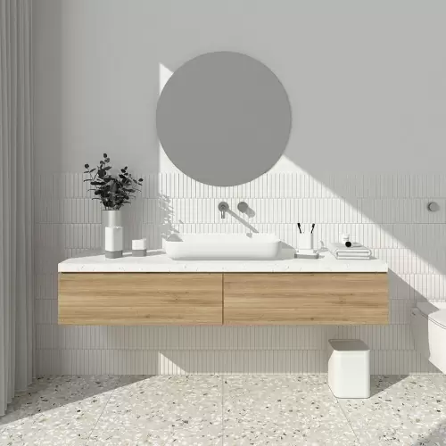 Контейнер для мусора Bergenson Bjorn Bath Tyer, 7 л, белый/серый