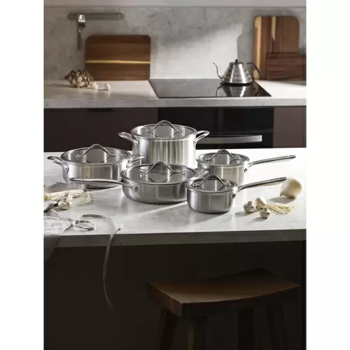 Кастрюля с крышкой 3ply etalon, D24 см, 4 л
