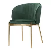Стул Bergenson Bjorn Coral, велюр, зеленый