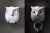 Держатель для ключей Qualy Night Owl, белый Держатель для ключей Qualy Night Owl, белый