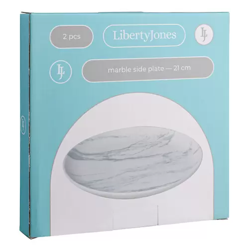 Набор тарелок marble, 21 см, 2 шт.