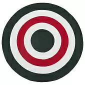 Ковер из хлопка target темно-зеленого цвета из коллекции ethnic, D150 см