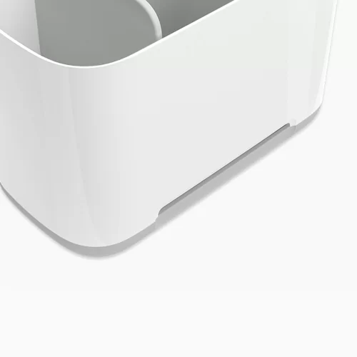 Большой органайзер для зубных щеток Joseph Joseph EasyStore, бело-серый