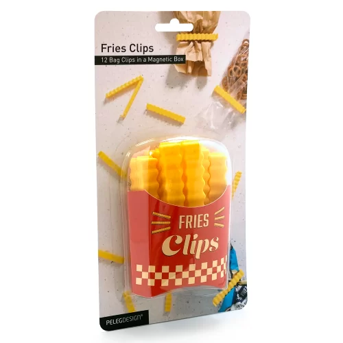 Зажимы для пакетов в магнитной коробке Peleg Design Fries Clips
