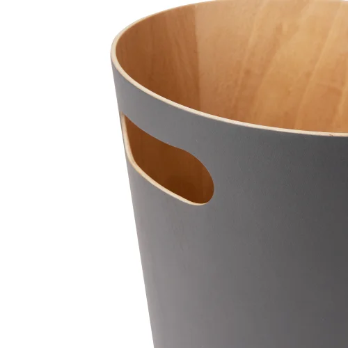 Корзина для мусора Umbra Woodrow, графит