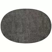 Салфетка подстановочная овальная двухсторонняя Guzzini Fabric, темно-серая