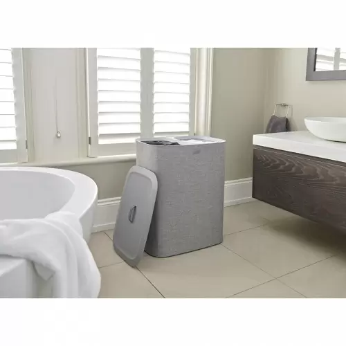 Корзина для белья tota™ 90 л, серая